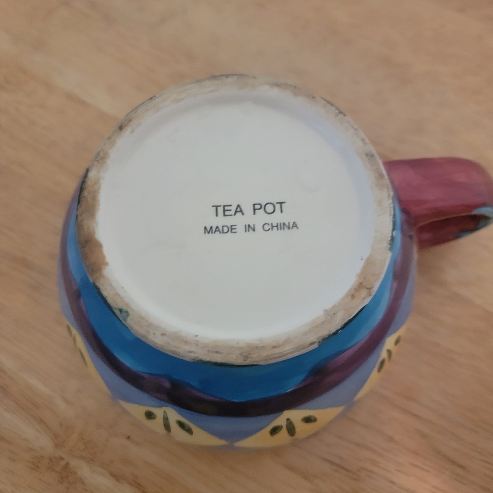 Stackable 3pc Ceramic Tea Set - Picture 10 of 13